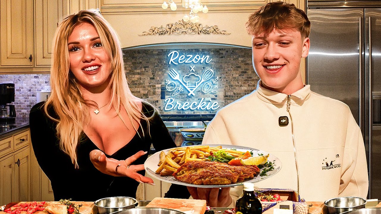 I TRIED TO COOK WITH BRECKIE HILL... (COOKING DATE)