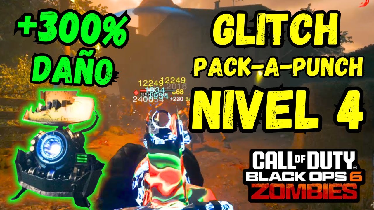 *GITCH PACK-A-PUNCH NIVEL 4* - ¡300% MÁS de DAÑO en todas tus armas de ZOMBIES BLACK OPS 6!