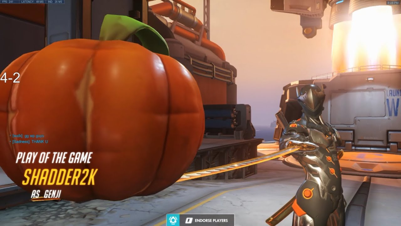 Overwatch Rank 1 Genji God Shadder2k Showing His Gameplay Tricks