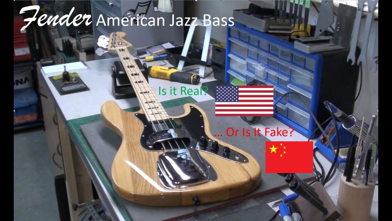 Fender American Jazz Bass... Настоящий или подделка? Показываю, как отличить настоящий Fender.