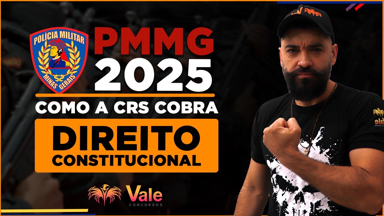 Como a CRS Cobra Direito Consitucional na PMMG | Prof. Magno