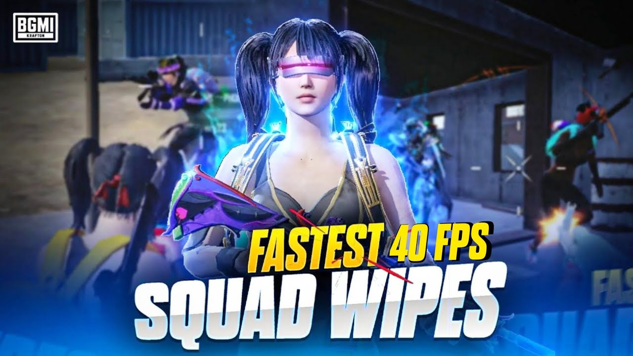 BGMI FASTEST 40 FPS PLAYER 💀| INDIA'S BEST 40 FPS PLAYER 🔥| CLUTCHES 