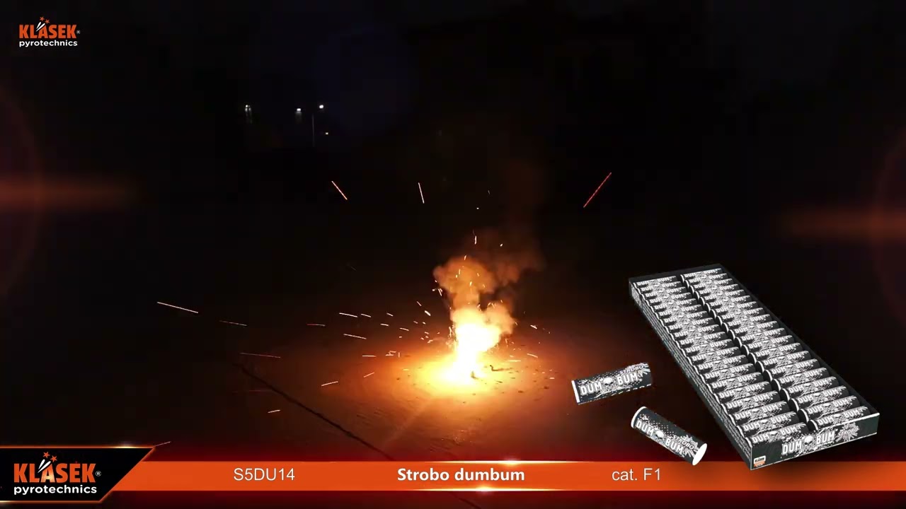 S5DU14 Strobo dumbum | Klasek pyrotechnics