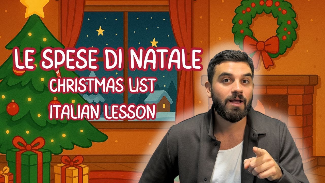 Italian Lesson with Frank - Christmas Shopping! (Learn Italian for Kids)