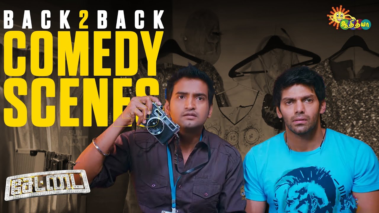Settai – Back-to-Back Comedy Scenes 😂 | Arya | Santhanam | Premgi | Hansika | Adithya TV