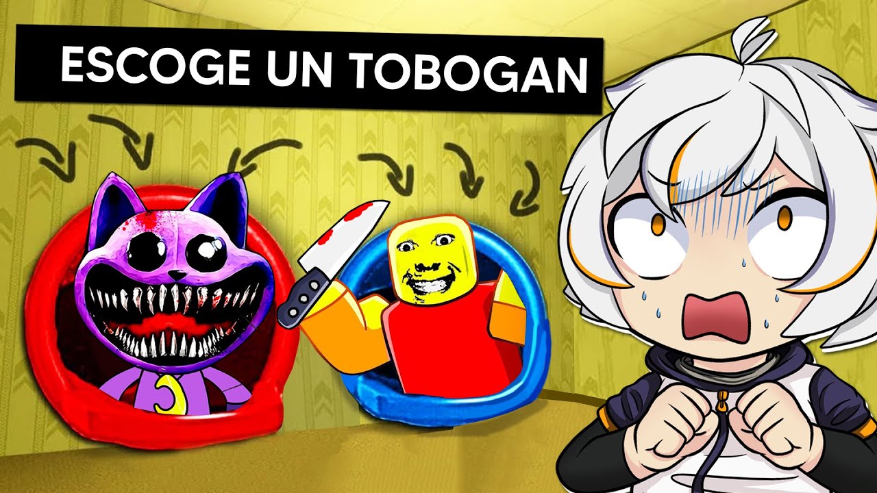 NO ELIJAS EL TOBOGAN INCORRECTO (PICK A SLIDE ROBLOX COMPLETO)