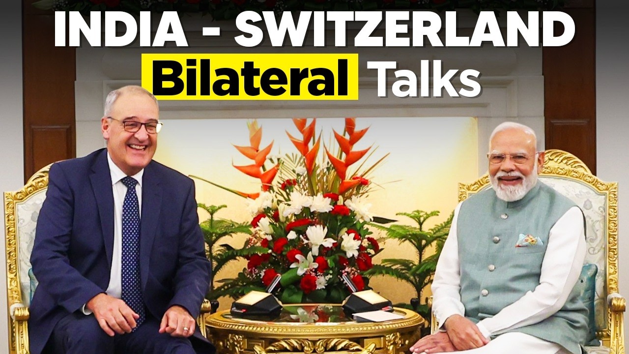 LIVE: PM Modi, President of the Swiss Confederation Guy Parmelin hold bilateral talks in New Delhi