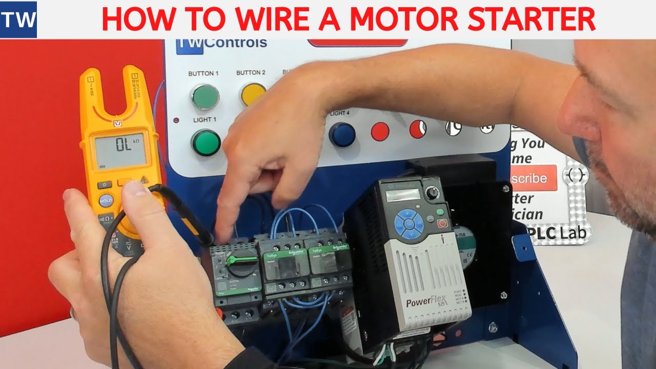 Wiring a Motor Starter: Forward, Reverse & Overload
