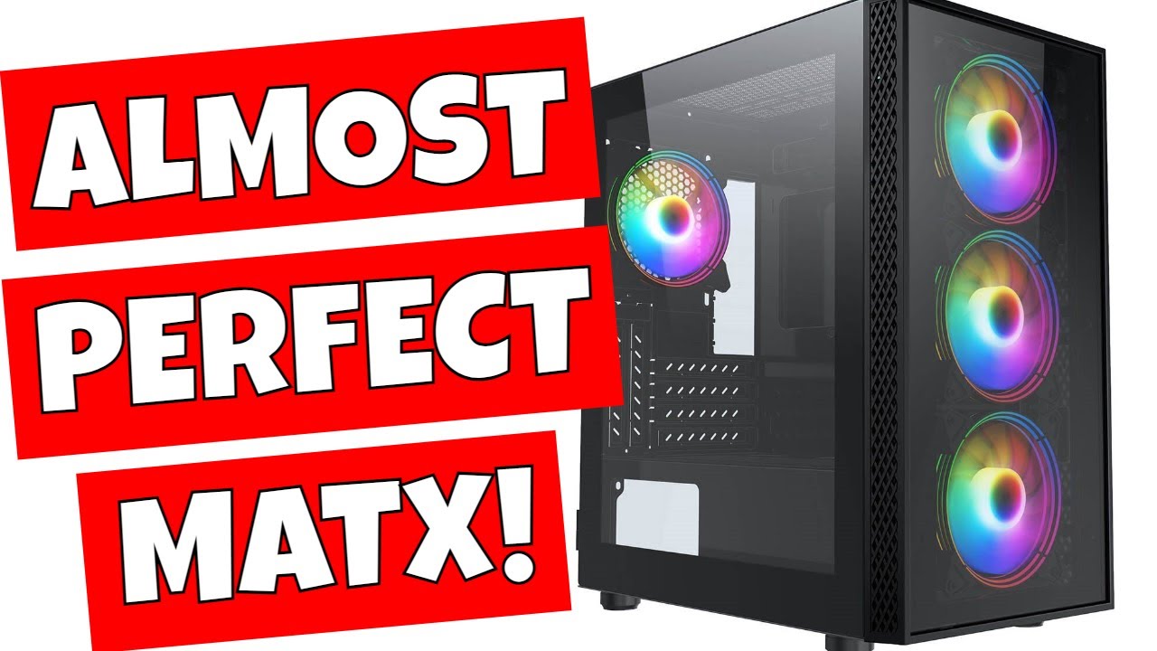 Almost PERFECT Micro ATX PC Gaming Case Gamemax Icon Mesh ARGB