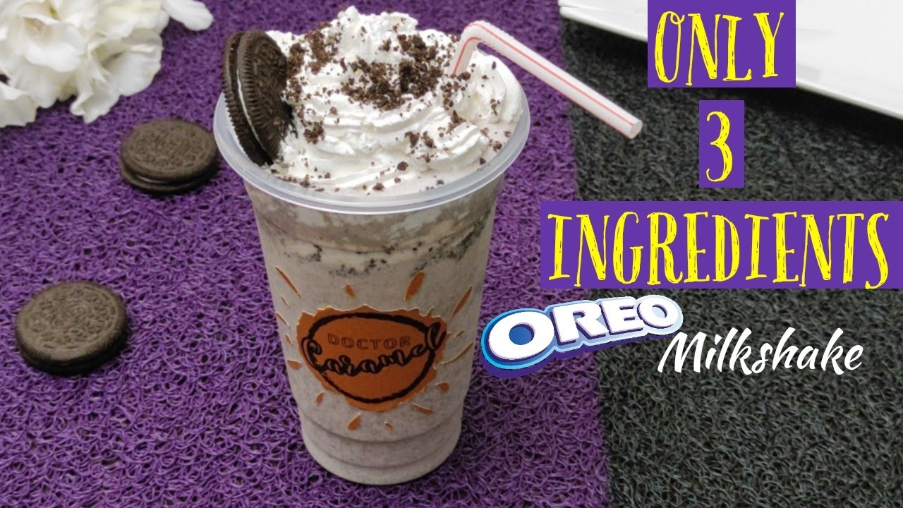 Oreo Milkshake - Just 3 Ingredients | Oreo Thick Shake in 2 minutes | Delicious Oreo Milkshake |