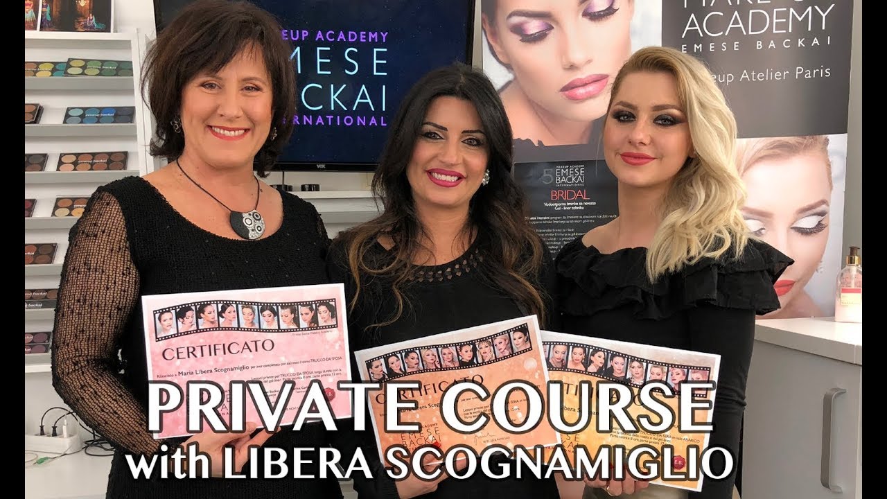 ADVANCED LEVEL MAKEUP COURSE WITH LIBERA SCOGNAMIGLIO Italian makeup artist in Novi Sad