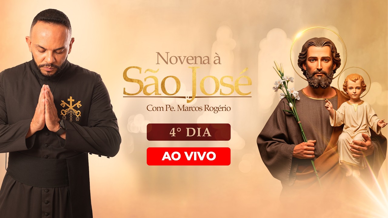 Novena a São José - Quarto Dia - 13/03/2026 | TRANSMISSÃO AO VIVO