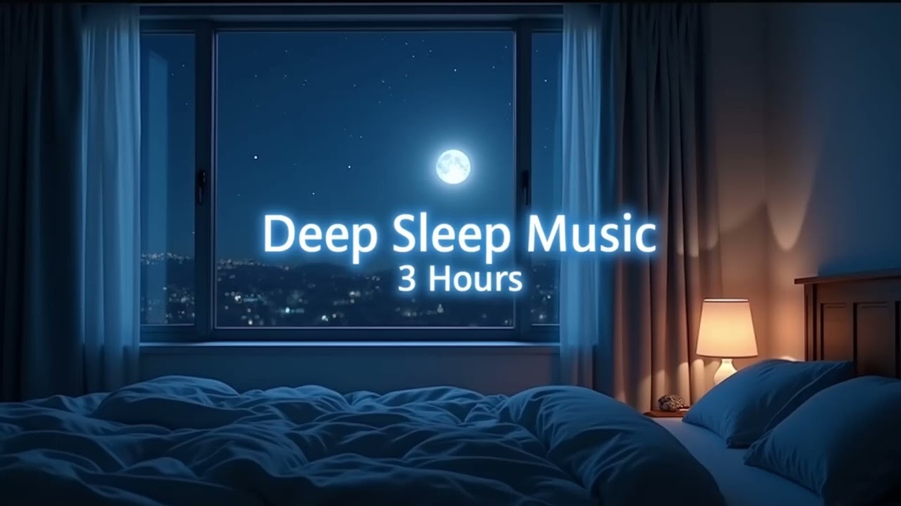 (No Ads) Winter Night Fireplace Ambience 🔥❄️ Cozy Relaxation for Deep Sleep #deepsleep #stressrelief