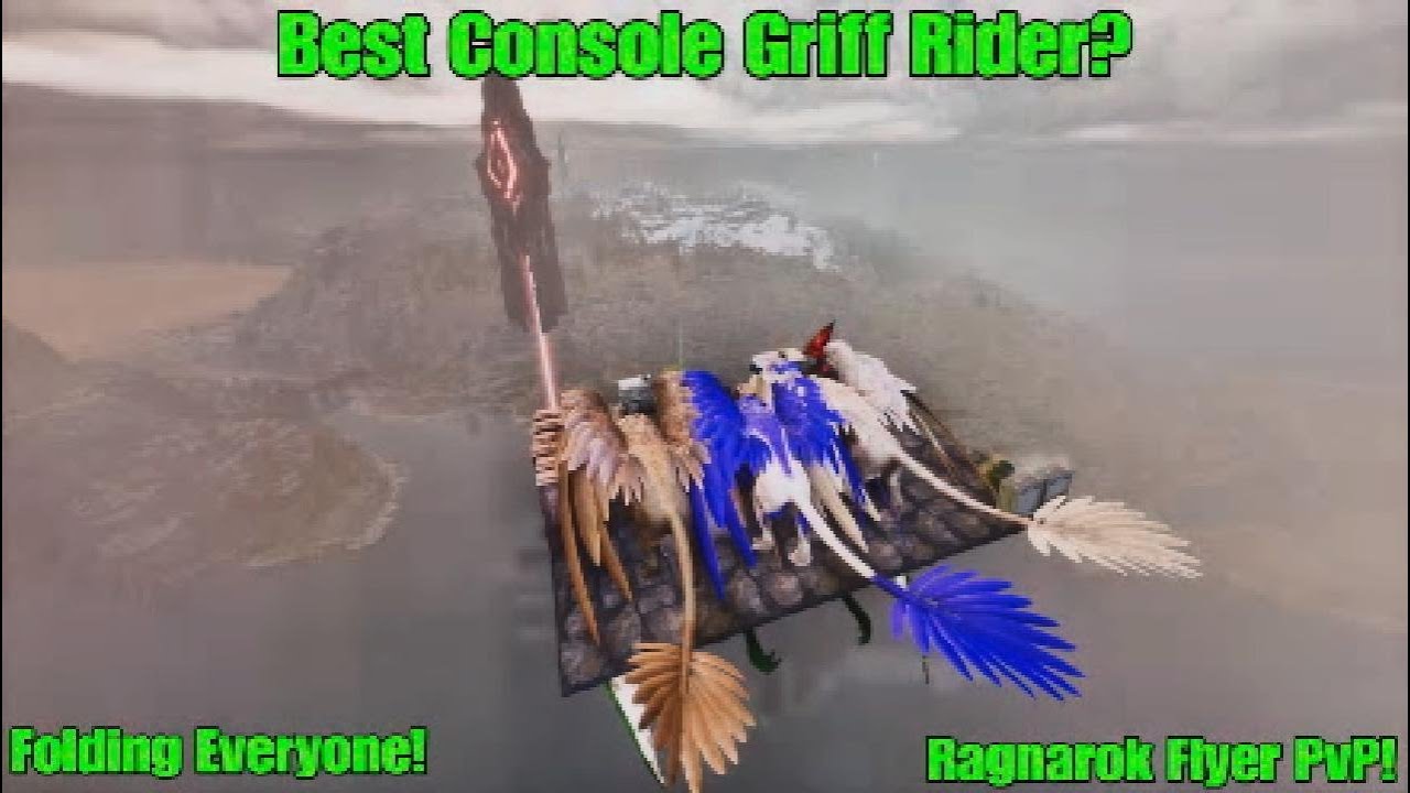 The Best Console Griffin rider?! Flyer PvP😈 - ARK ASA OFFICIAL PvP