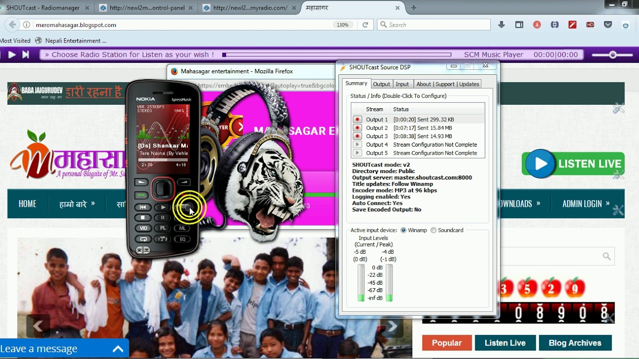 Shoutcast DSP 2 3 5 & Winamp Live Broadcasting software