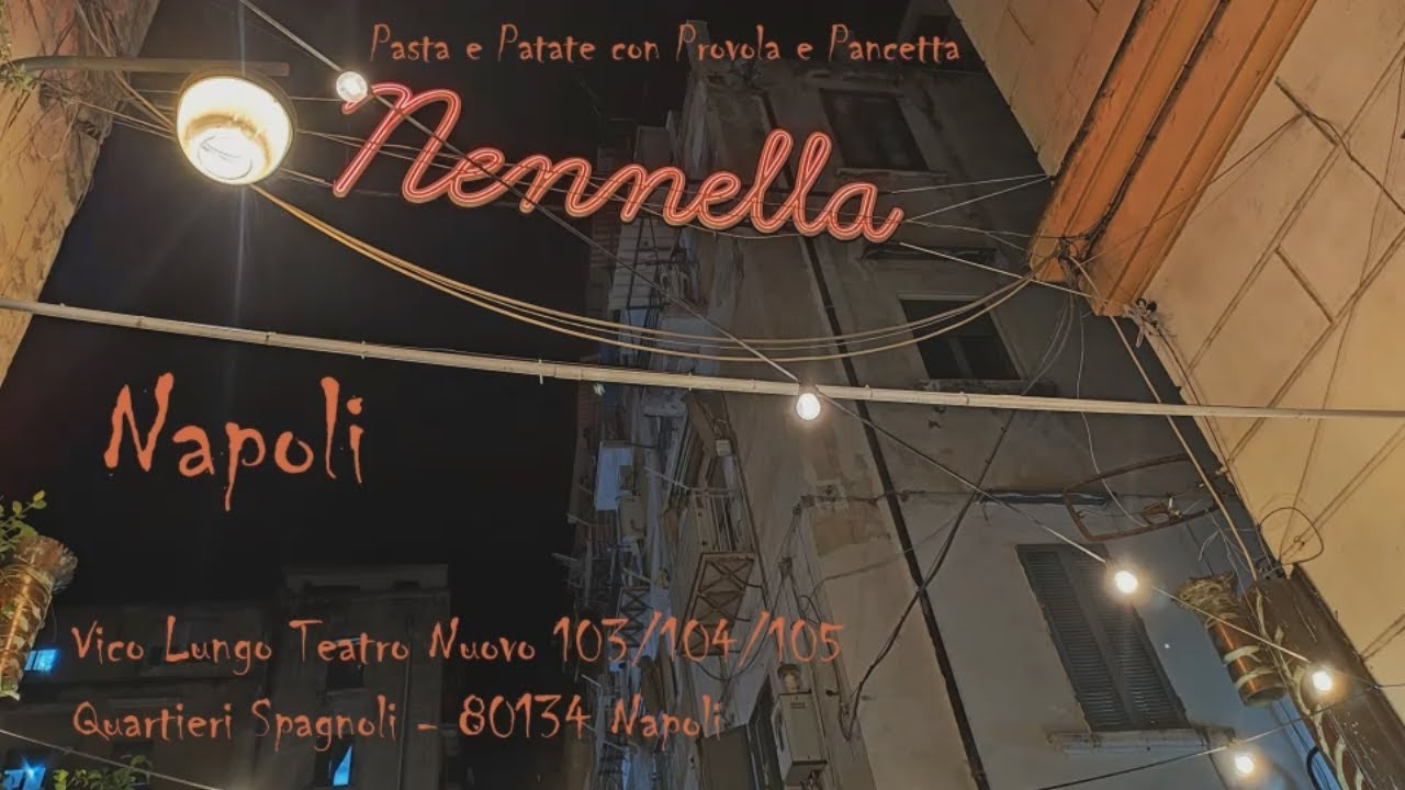 2022-10-08 TRATTORIA DA NENNELLA A NAPOLI