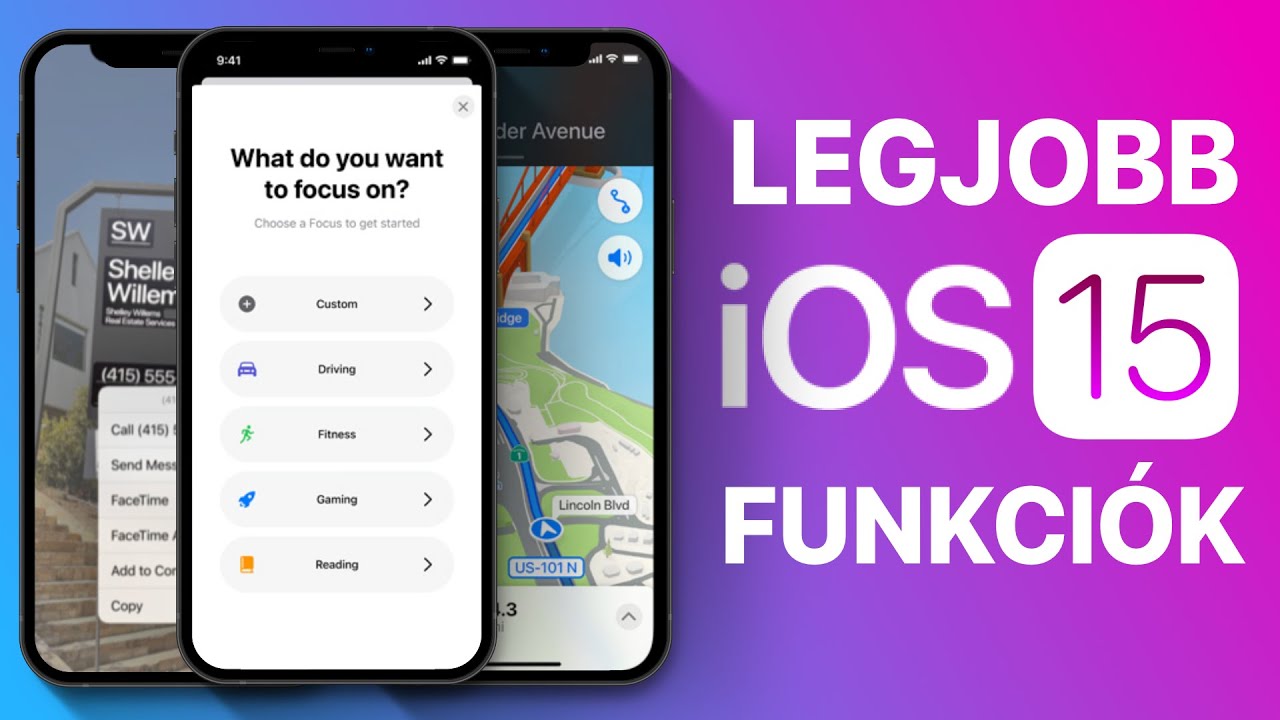 iOS15 - Legjobb &uacute;j funkci&oacute;k