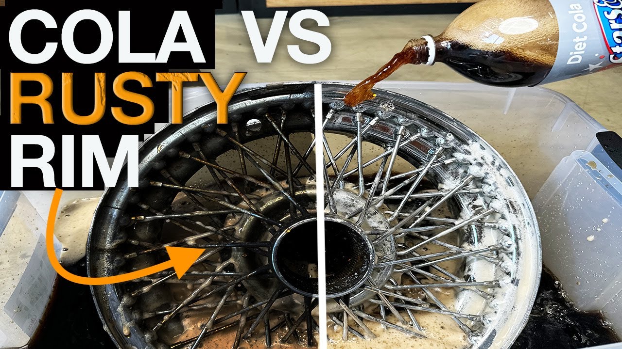Can You Clean Rust With Soda? Shocking Results on Rusty Jaguar Wheels