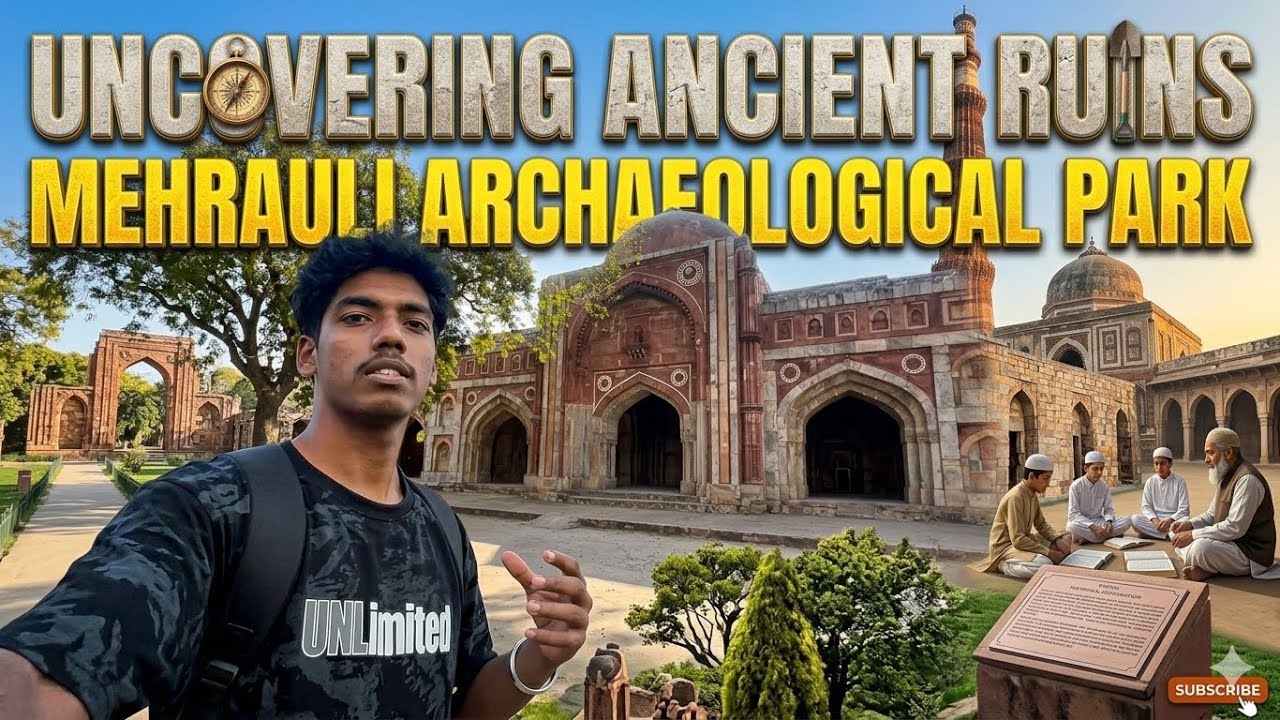 Mehrauli Archaeological Park In Side - Qutub Minar ( New Delhi ) 