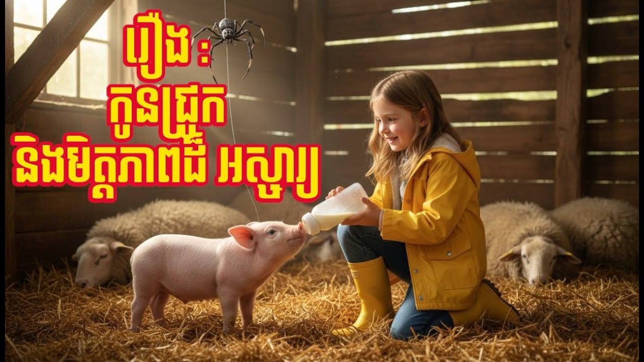មិត្តភាពដ៏អស្ចារ្យរវាងកូនជ្រូក និងពីងពាង |សម្រាយរឿង​  #RVសម្រាយរឿង