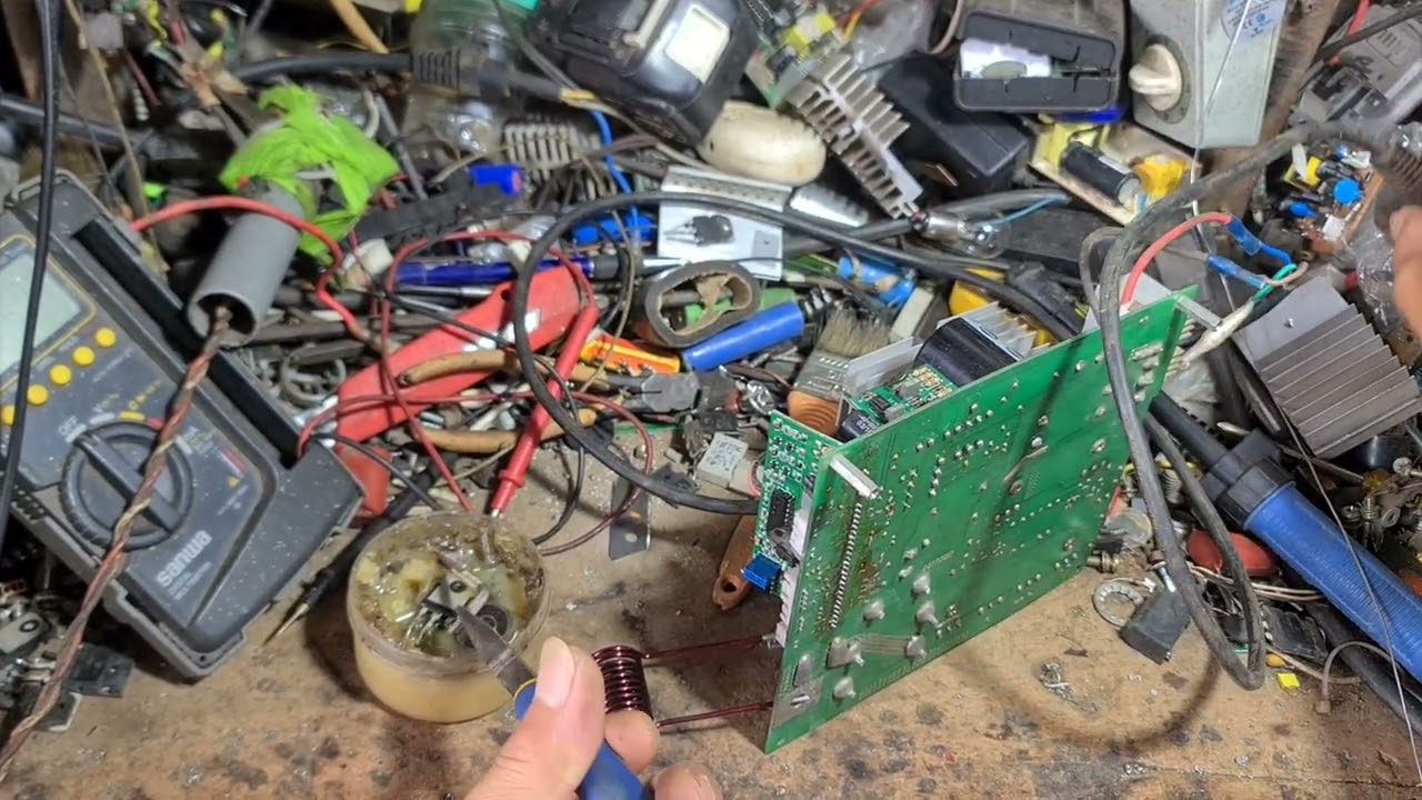 Biến máy hàn 2 IGBT thành máy nung cao tần.