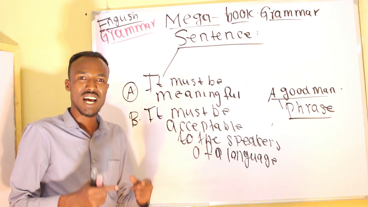 Lesson one Mega book of modern Grammar.