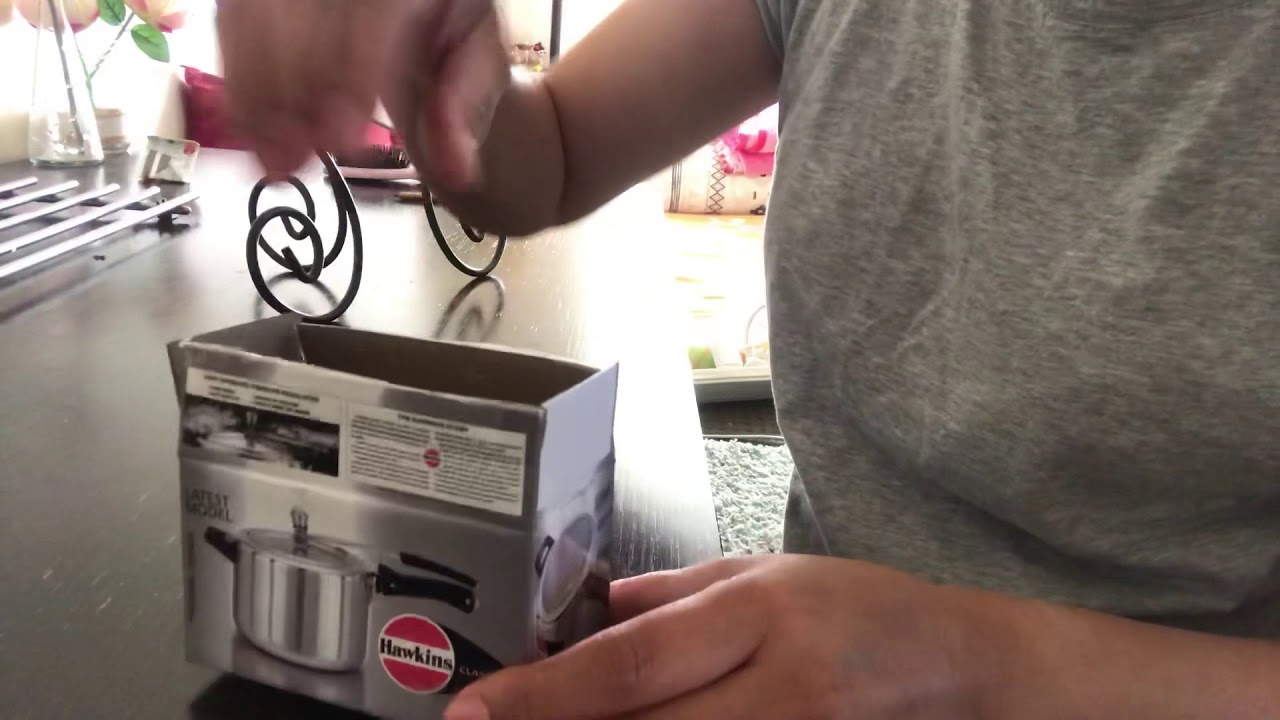 Miniature/ Mini Hawkins pressure cooker.