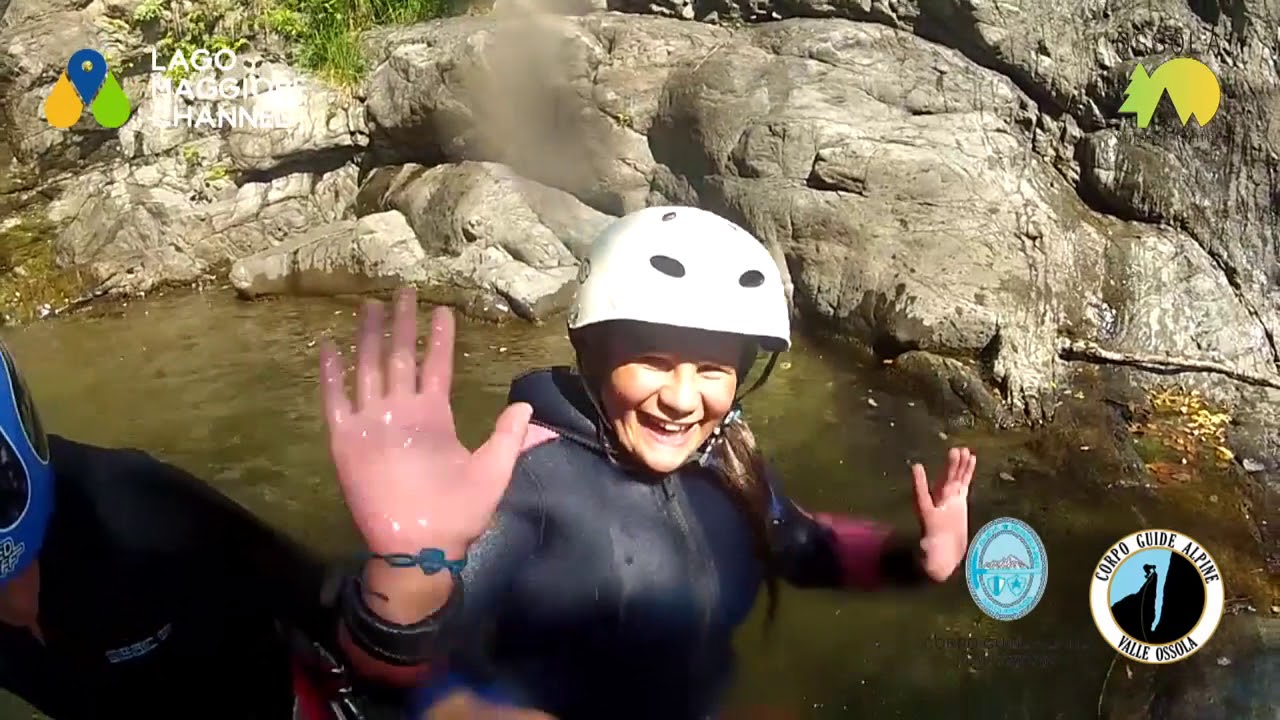 Canyoning su rocce granitiche