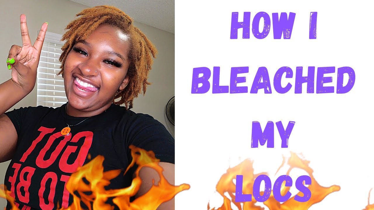 How I Bleach My Locs || At-Home