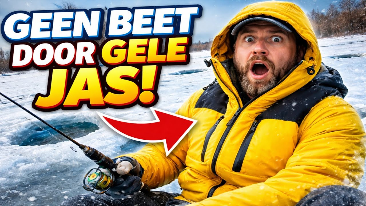 Je KNALGELE jas is de reden dat je NIKS VANGT. De harde waarheid over ijsvissen.