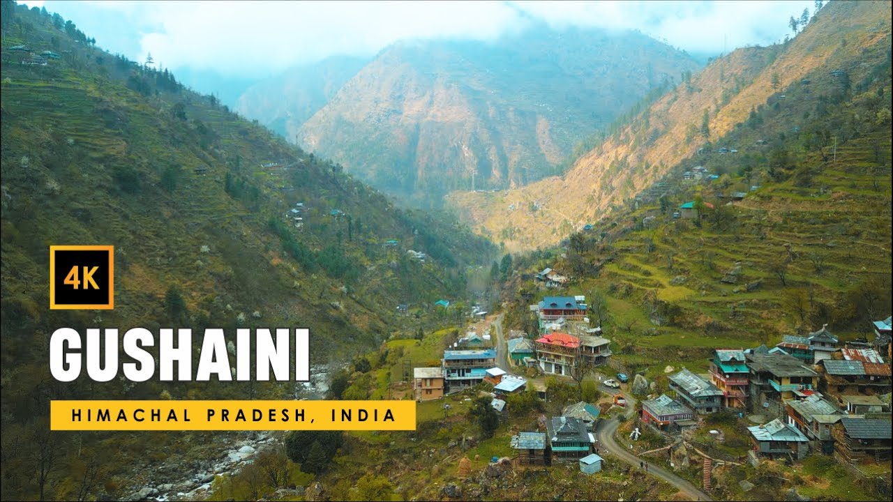Village in India 🇮🇳 | Gushaini, Himachal Pradesh | India in 4K