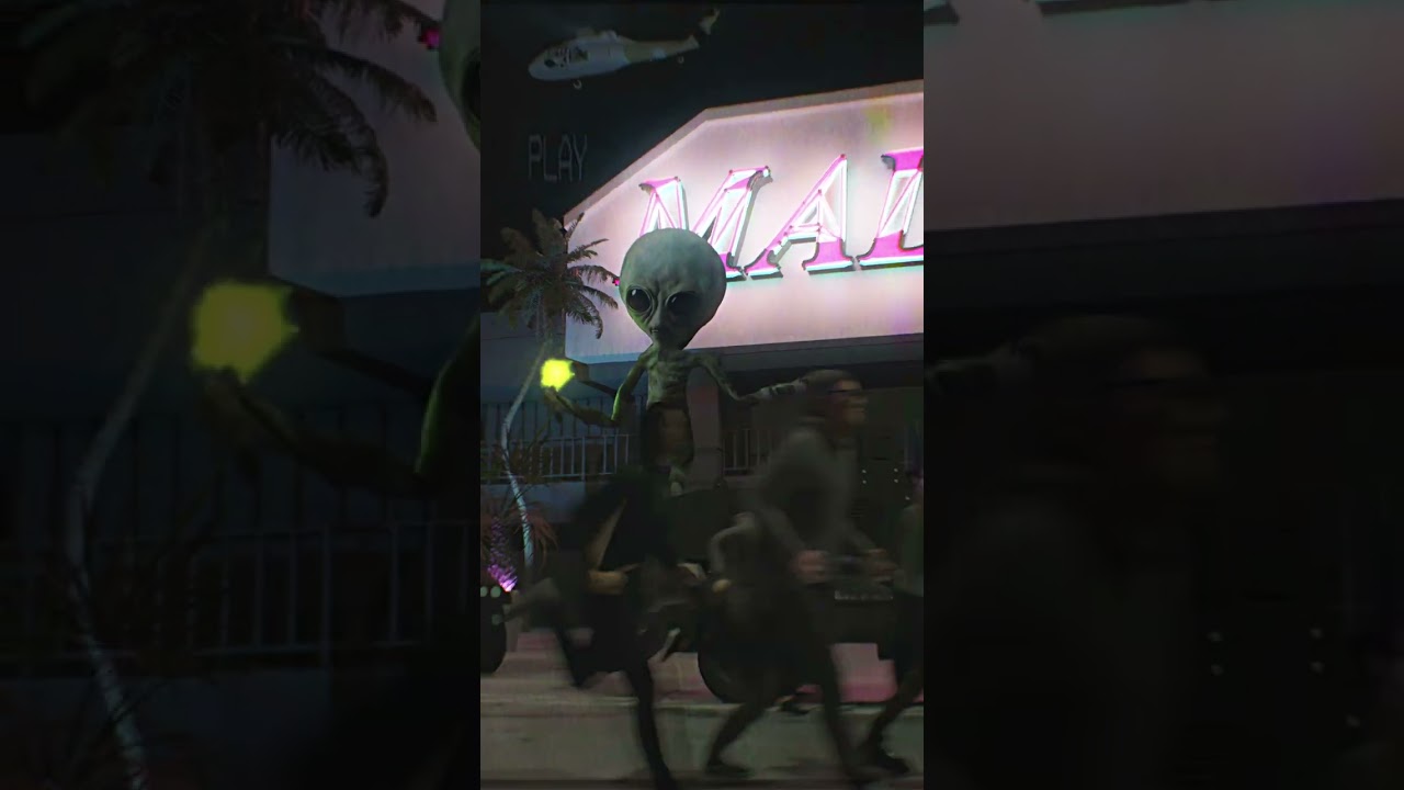Miami mall alien incident 👽 (◣ _ ◢)   #aliens #shorts #creepy #alien