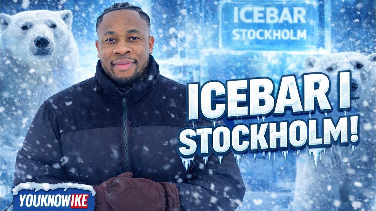 BESÖKER ICEBAR I STOCKHOLM