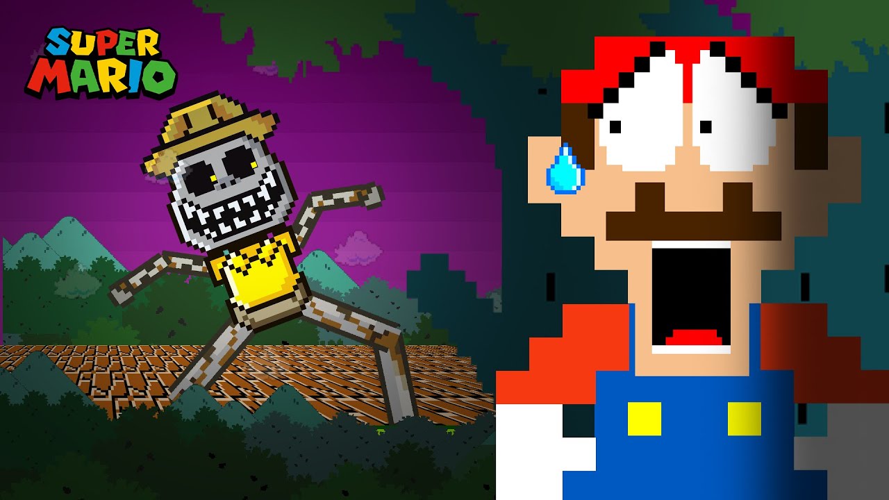 Mario plays Zoonomaly !! Super Mario Bros. Nightmare | Game Animation