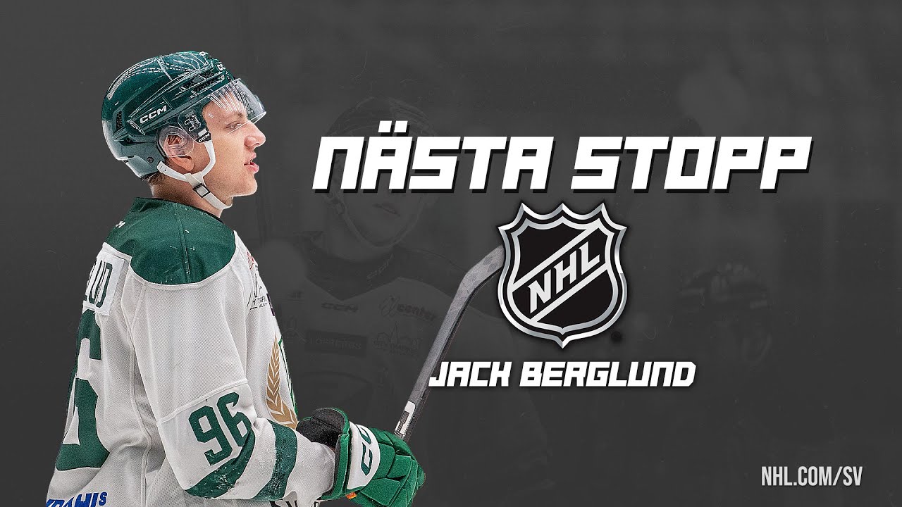 Nästa stop NHL: Jack Berglund 🇸🇪