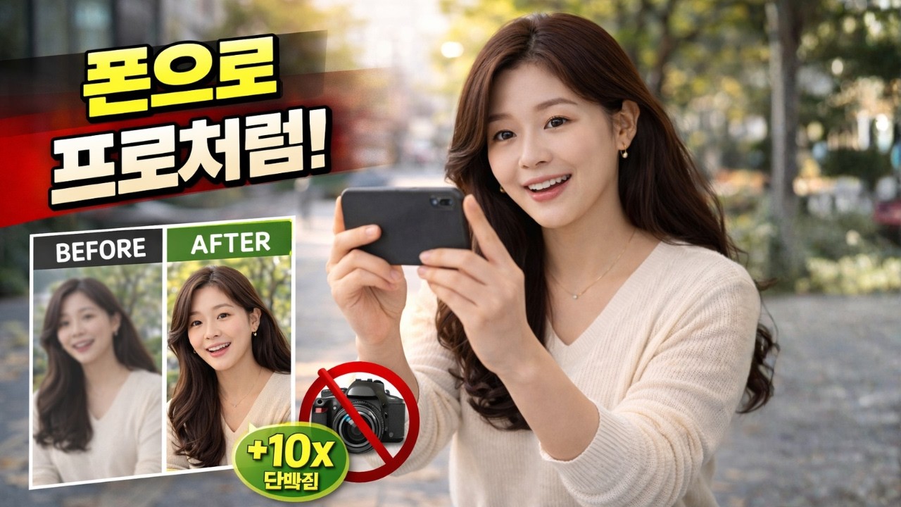 스마트폰 카메라로 사진 잘 찍는 6가지 방법 | 카메라 없어도 됩니다❌