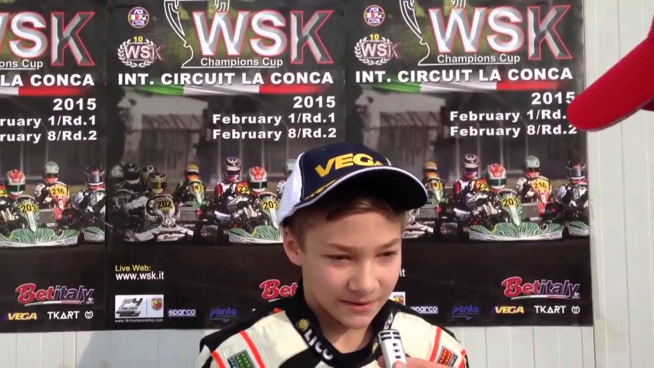 WSK CHAMPIONS CUP 2015 / LA CONCA / ROUND 2 - MINI - Dennis Auger (Gamoto)