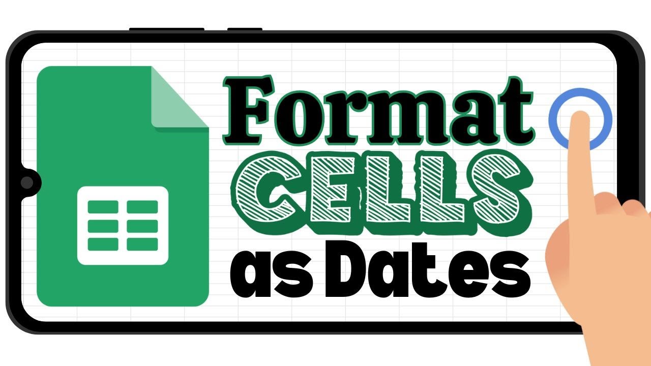 Как отформатировать ячейки как даты в Google Sheets Mobile (лайфхак для Sheets)