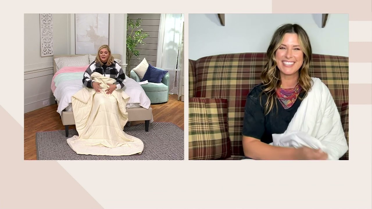 Home Reflections Cooling Jersey Knit Throw on QVC