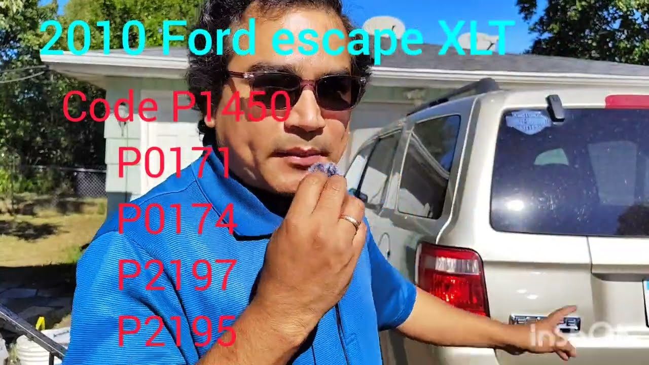 Ford Escape code P1450, P0171, Po174, P1450, P2197 and P2195 , Ford Escape 2010, how to find Leak