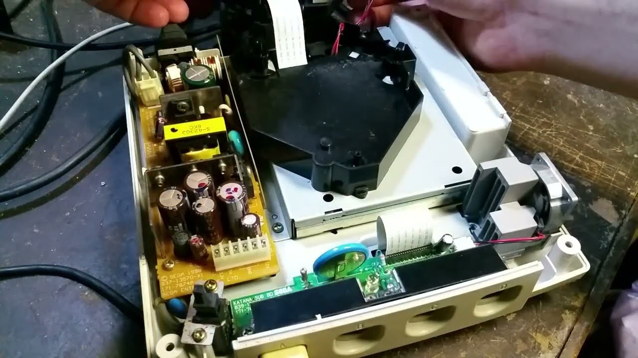 Dreamcast VA0 drive maintenance and lubrication