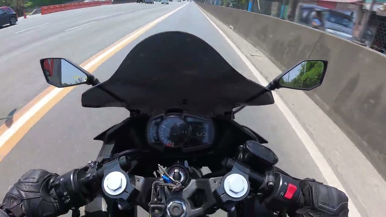 Ninja 400 | Test footage | Expressway short ride to Bulacan