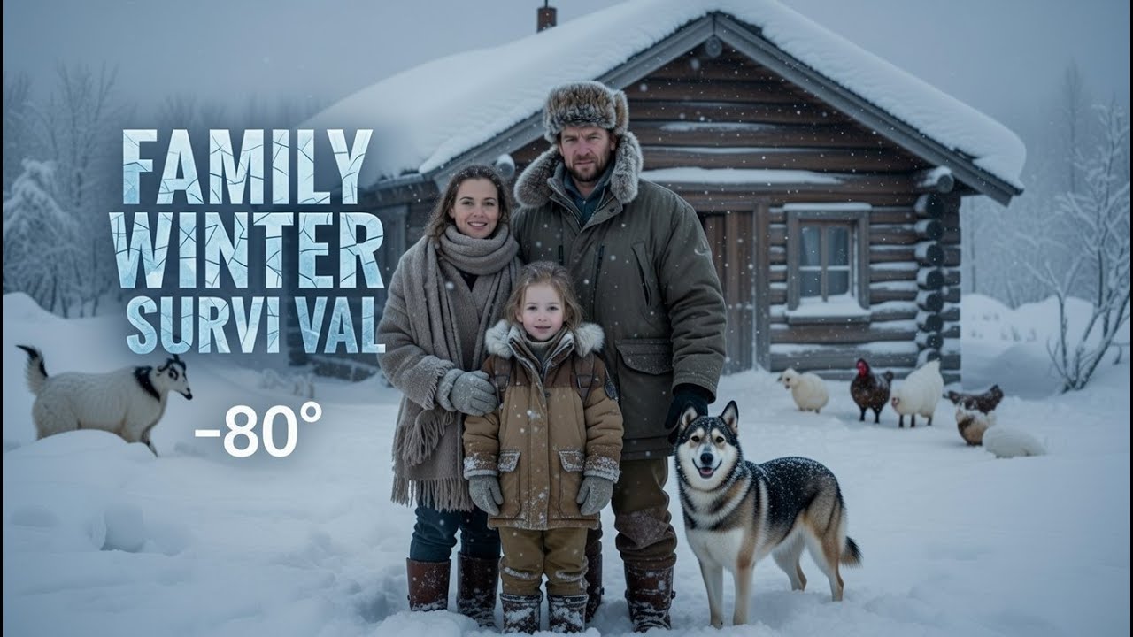 Family in Frozen World | Survival at −80°