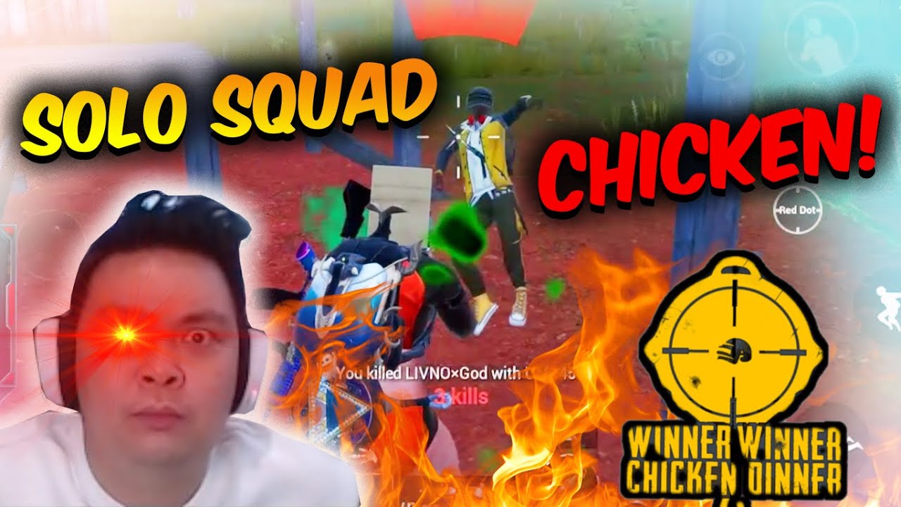 SOLO SQUAD CHICKEN! - NAHAN BERAK NAMBAH DAMAGE! - PUBG MOBILE