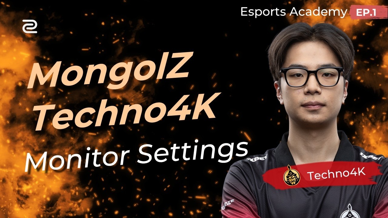 CS2: Ustawienia monitora MongolZ Techno4K &ndash; Akademia esportu MongolZ, odcinek 1