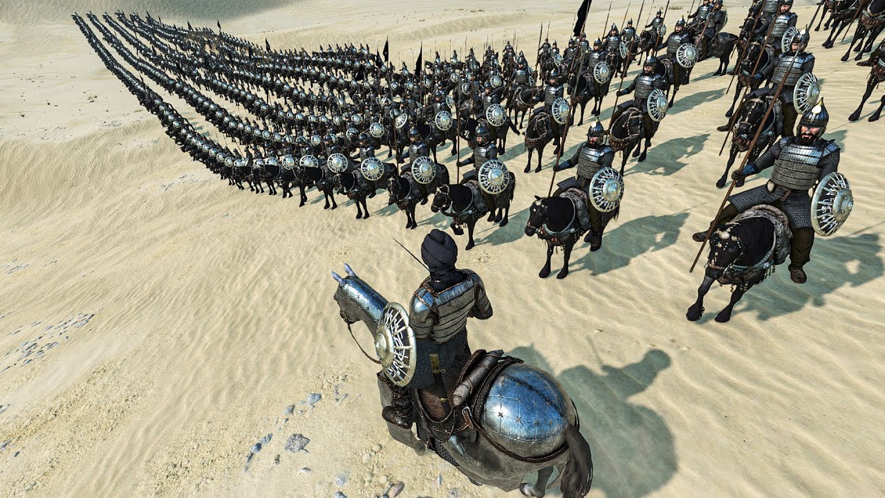 1000 Islamic Cavalry vs Crusader Infantry &mdash; Desert Charge | Mount & Blade II: Bannerlord
