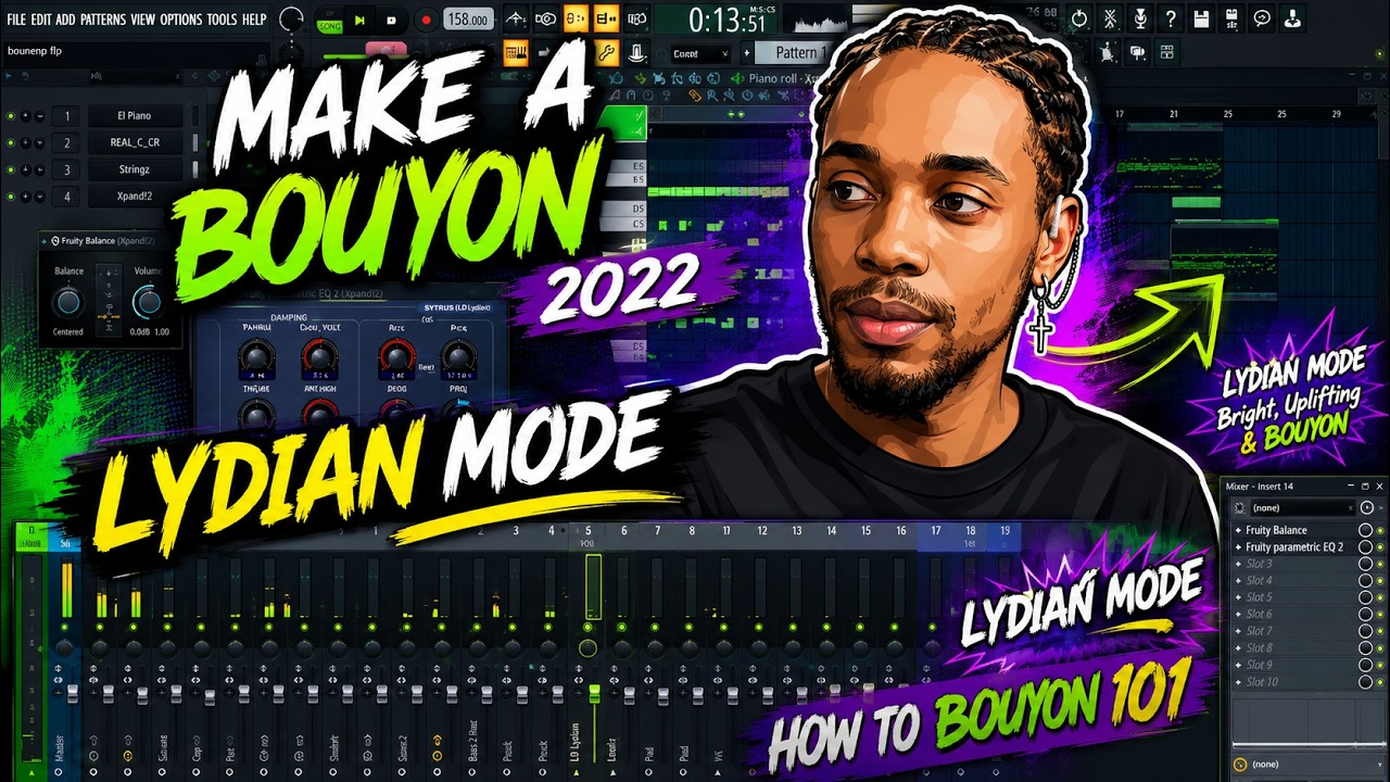 Make a bouyon 2022 | Lydian Mode | how to bouyon 101