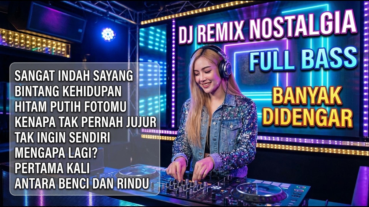 DJ Lagu Lawas Full Bass Bikin Kerja Makin Semangat, Auto Goyang Sambil Cari Rezeki