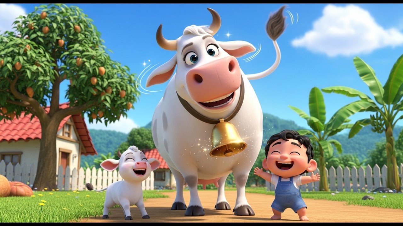 गैया मेरी गैया | Meri Gaiya Aati hai | 3D हिंदी कार्टून कविता | Hindi Rhymes