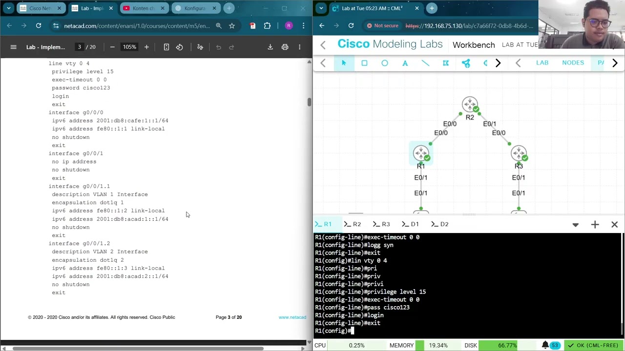 MODULE 5: 5.1.2 Lab - Implement EIGRP for IPv6